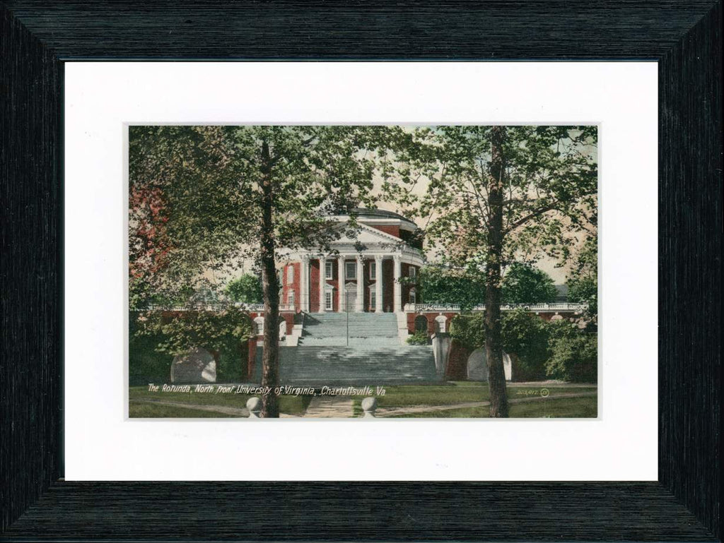 Vintage Postcard Front - University of Virginia Rotunda
