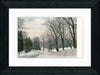 Vintage Postcard Front - Druid Hill Park in Winter—Baltimore