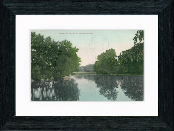 Vintage Postcard Front - Little River—Middletown Connecticut