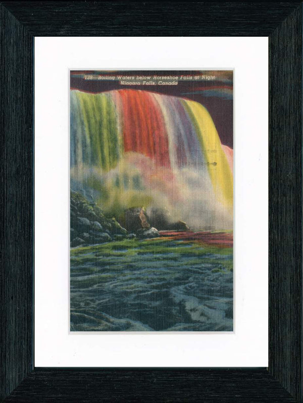 Vintage Postcard Front - Niagara Falls "Boiling Waters"