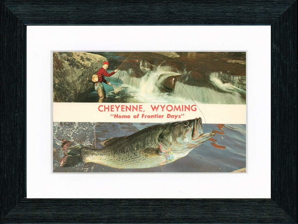 Vintage Postcard Front - Cheyenne Wyoming "Frontier Days"