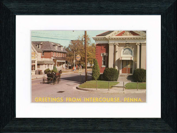 Vintage Postcard Front - Greetings from Intercourse Pennsylvania