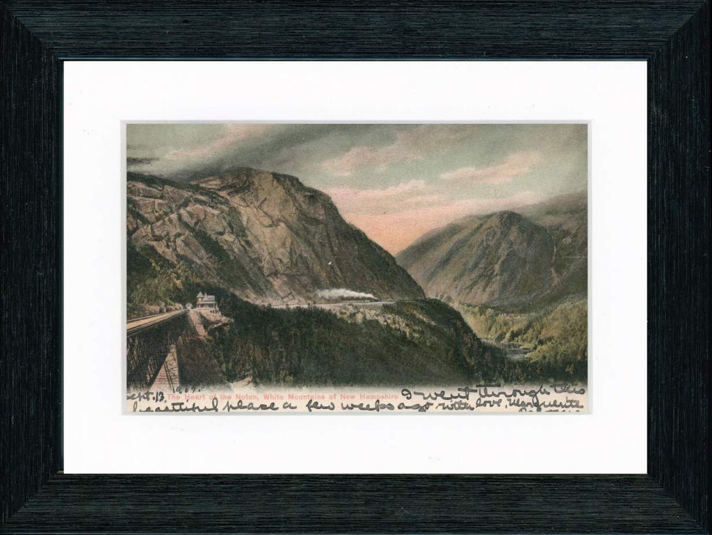 Vintage Postcard Front - Crawford Notch—White Mountains