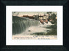 Vintage Postcard Front - Pittsfield Mills Dam New Hampshire