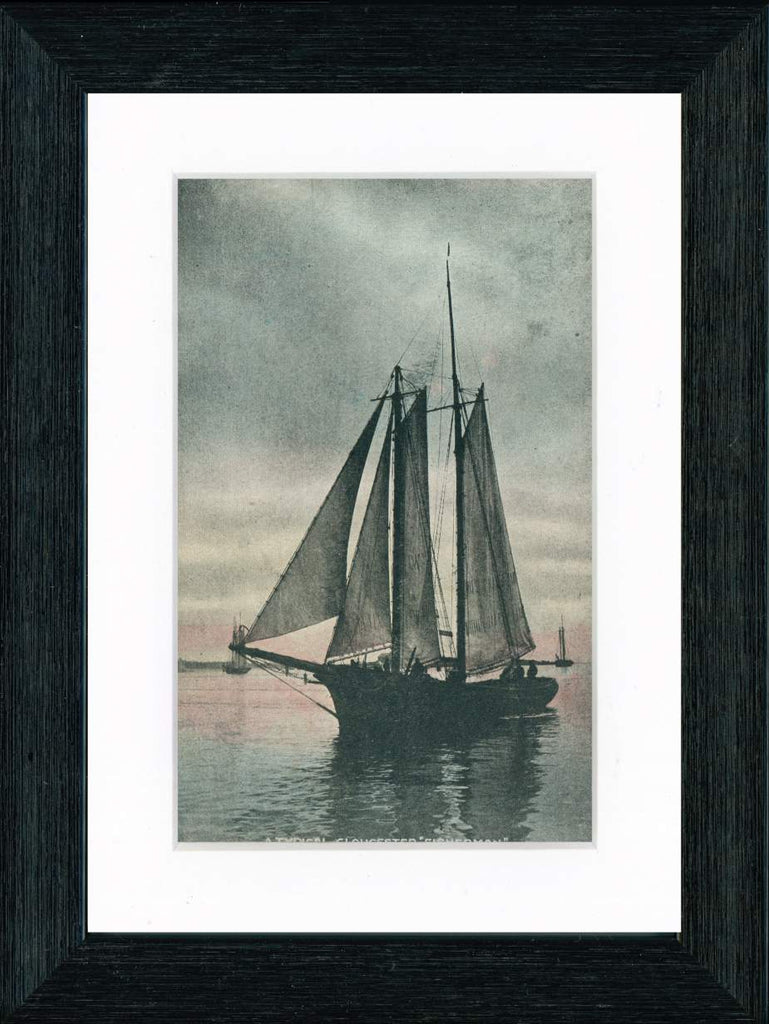 Vintage Postcard Front - Gloucester Fishing Boat