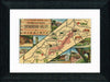 Vintage Postcard Front - Shenandoah Valley Map