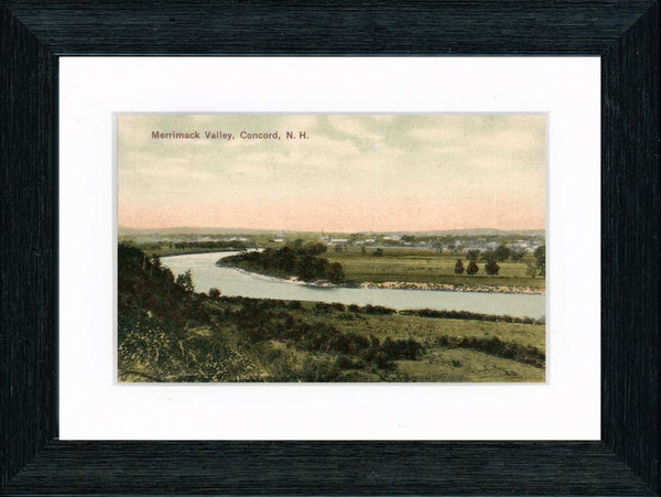Vintage Postcard Front - Merrimack River Vallet—Concord