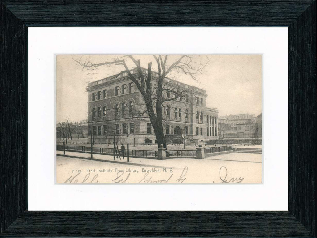 Vintage Postcard Front - Pratt Institute Brooklyn