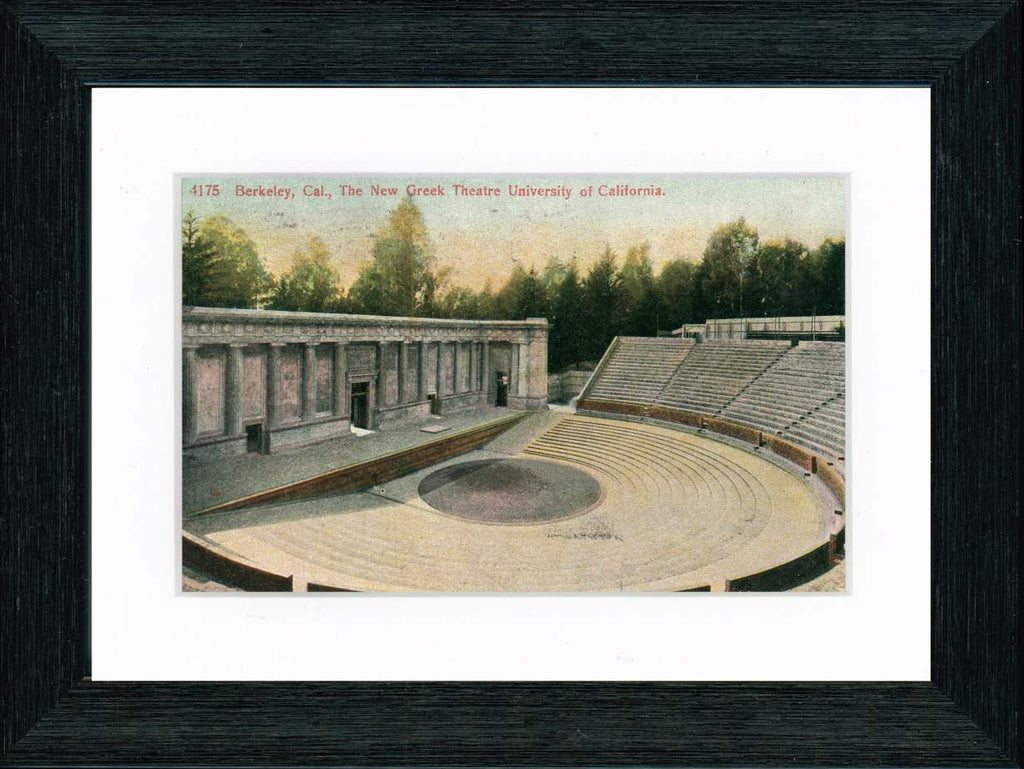 Vintage Postcard Front - University of California Berkeley Greek Theater