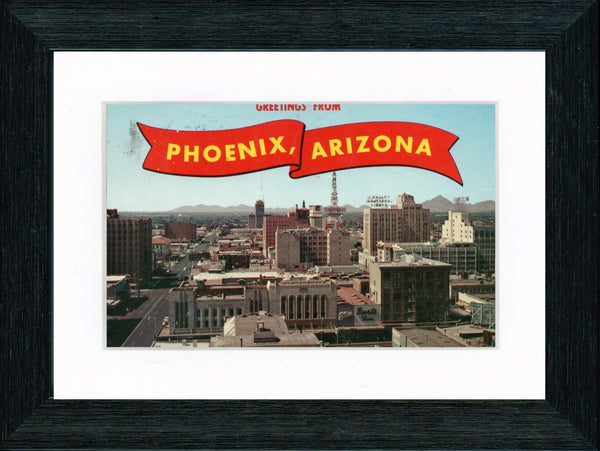 Vintage Postcard Front - Greetings from Phoenix