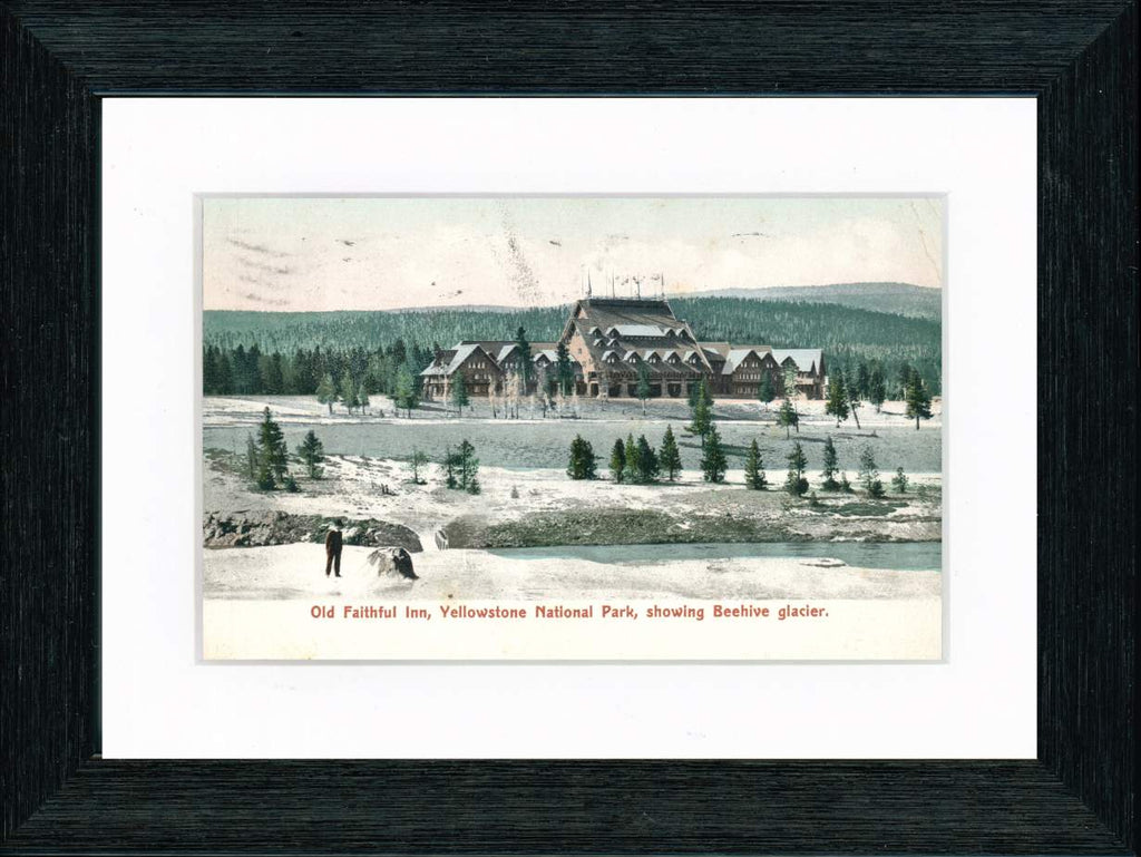 Vintage Postcard Front - Old Faithful Inn—Yellowstone National Park