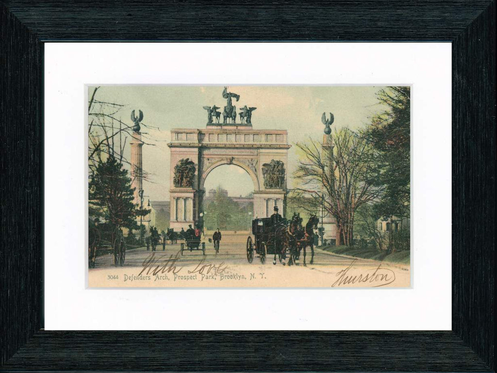Vintage Postcard Front - Prospect Park Arch Brooklyn