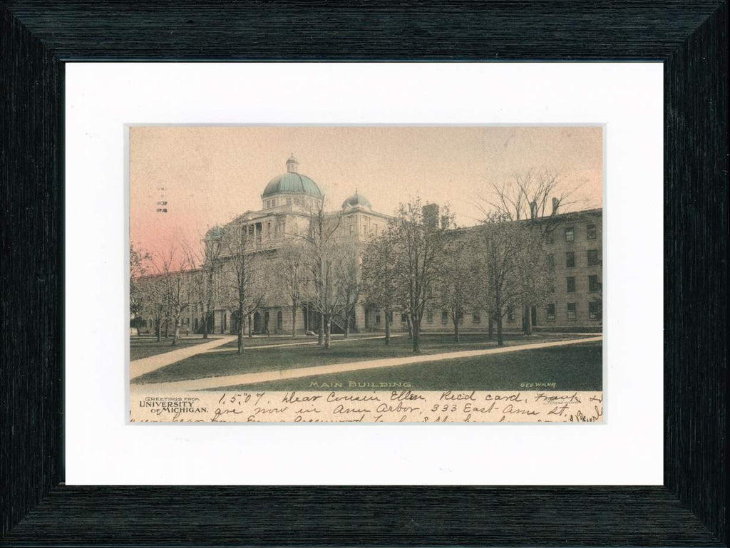 Vintage Postcard Front - University of Michigan
