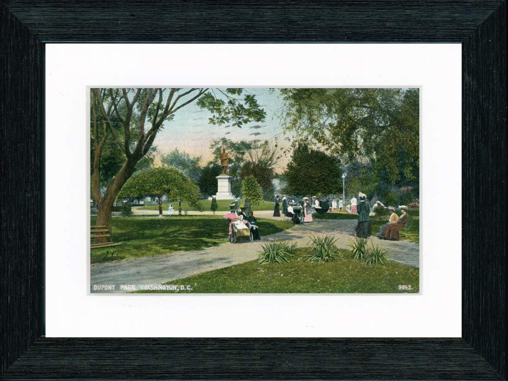 Vintage Postcard Front - Dupont Circle Washington DC