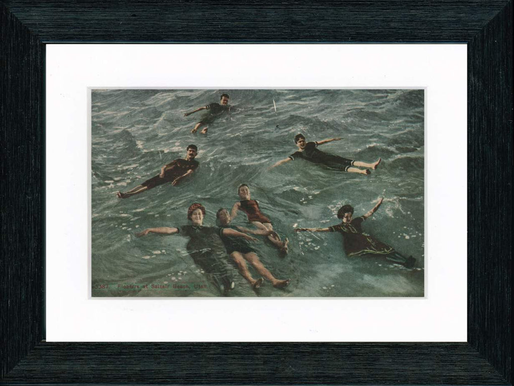 Vintage Postcard Front - Salt Lake Floaters