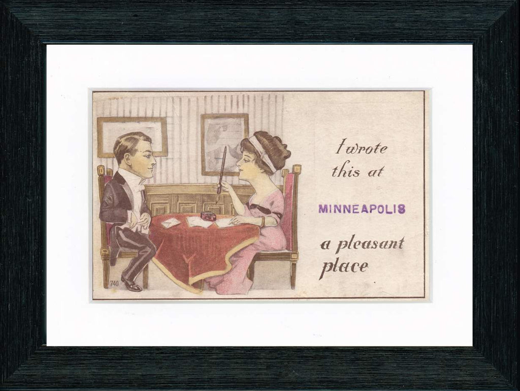Vintage Postcard Front - Minneapolis "A Pleasant Place"