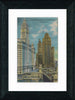 Vintage Postcard Front - Wrigley & Tribune Building—Chicago
