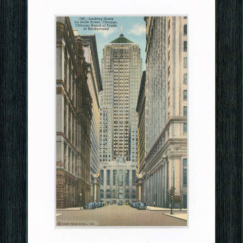 Vintage Postcard Front - Chicago Board of Trade