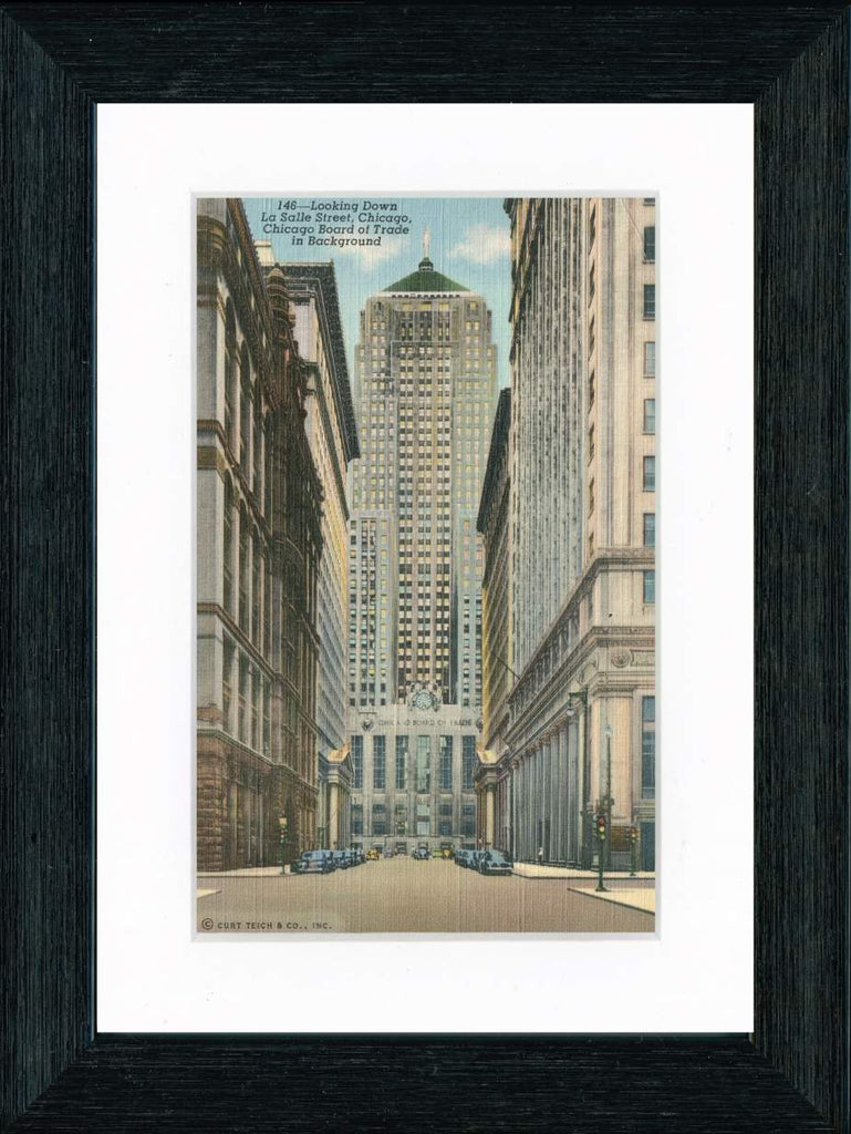 Vintage Postcard Front - Chicago Board of Trade