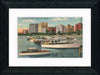 Vintage Postcard Front - Chicago—Belmont Harbor Boats