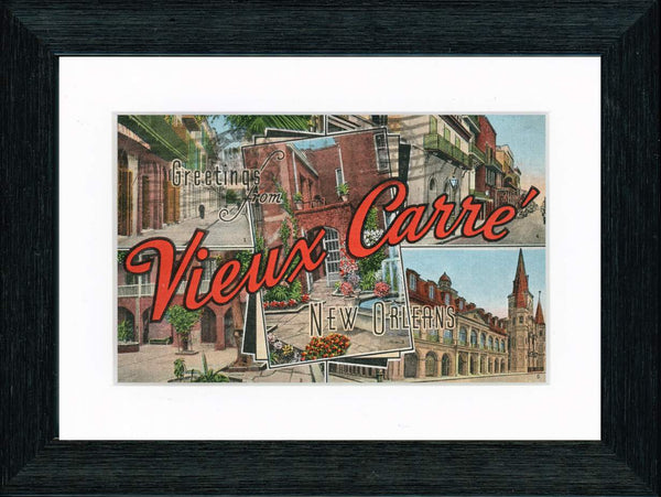 Vintage Postcard Front - Vieux Carre New Orleans