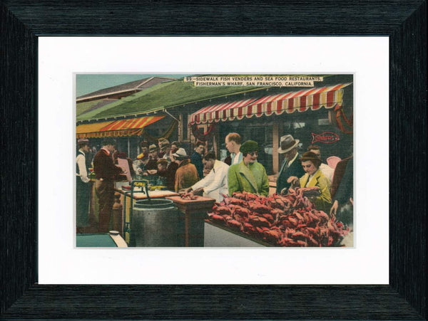 Vintage Postcard Front - Fisherman's Wharf—San Francisco
