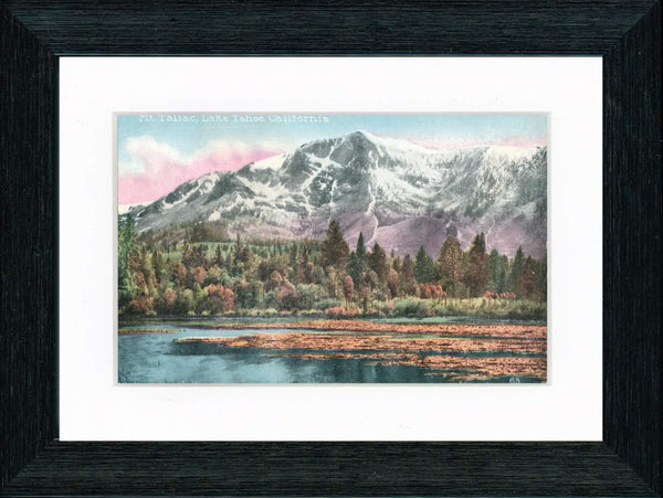 Vintage Postcard Front - Lake Tahoe & Mt. Tallac