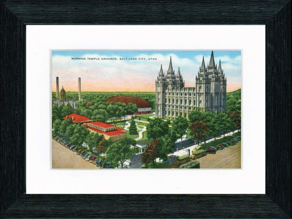 Vintage Postcard Front - Mormon Temple—Salt Lake City