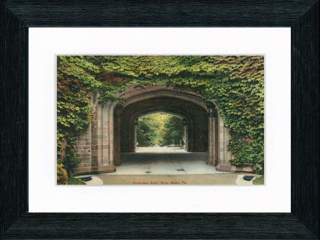 Vintage Postcard Front - Bryn Mawr College—Pembroke Arch