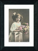 Vintage Postcard Front - Little Flower Girl