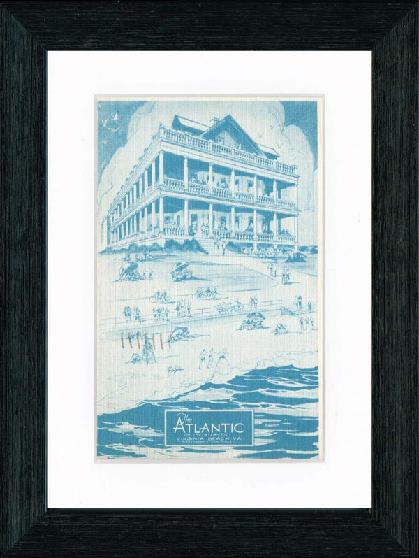 Vintage Postcard Front - Atlantic Hotel—Virginia Beach