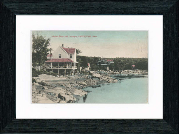 Vintage Postcard Front - Annisquam Gloucester—Goose River Cottages