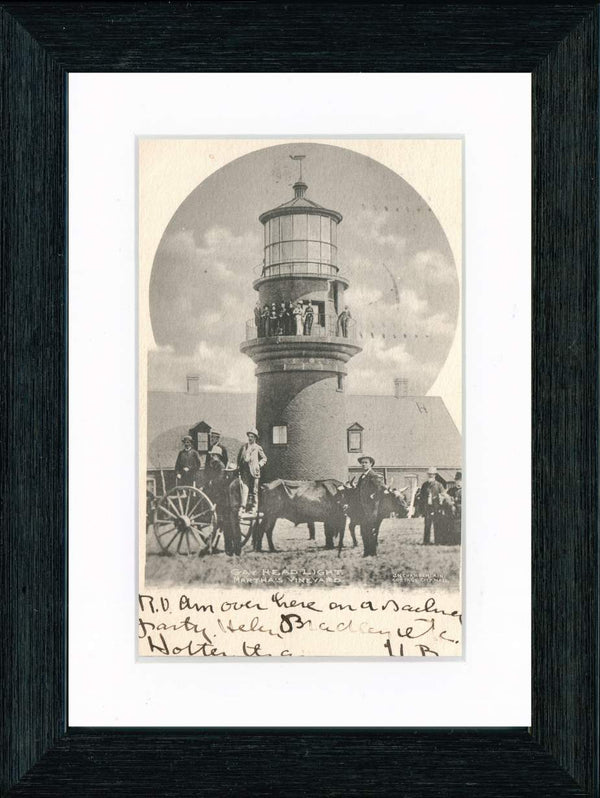 Vintage Postcard Front - Gay Head Light House—Martha's Vineyard