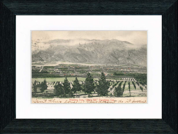 Vintage Postcard Front - Altadena California
