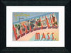 Vintage Postcard Front - Greetings from Plymouth Massachusetts