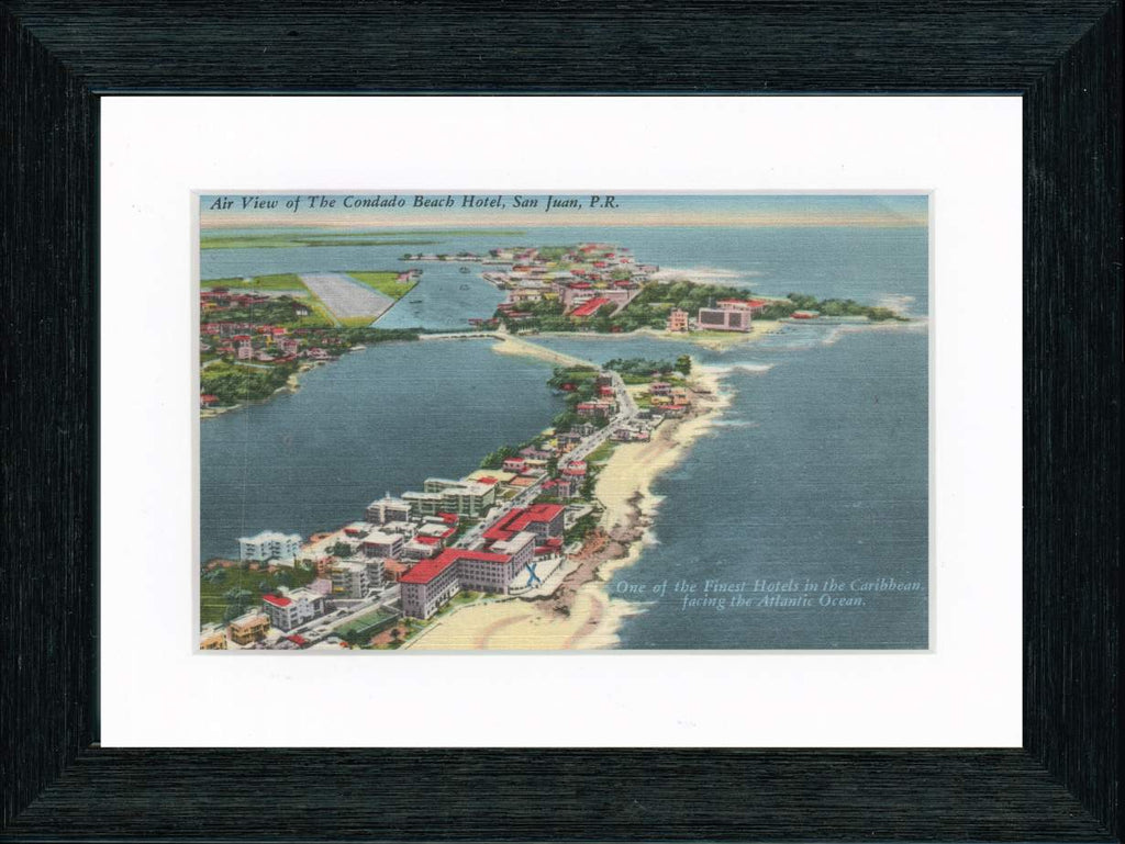 Vintage Postcard Front - Condado Beach—San Juan Puerto Rico