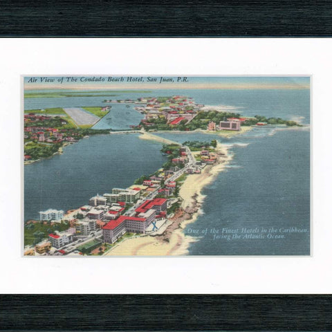 Vintage Postcard Front - Condado Beach—San Juan Puerto Rico