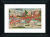 Vintage Postcard Front - Greetings from Washington DC