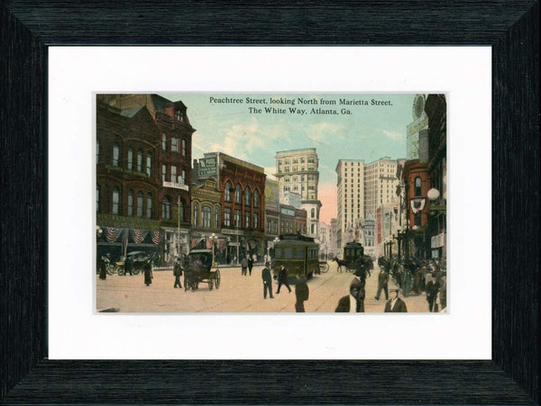 Vintage Postcard Front - Peachtree Street—Atlanta