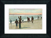 Vintage Postcard Front - Hunting for Moonstones—Redondo Beach