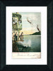 Vintage Postcard Front - Cincinnati Men Jumping into Ohio River