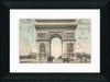 Vintage Postcard Front - Arc de Triomphe Paris