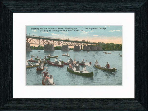 Vintage Postcard Front - Potomac River Boat House—Washington DC