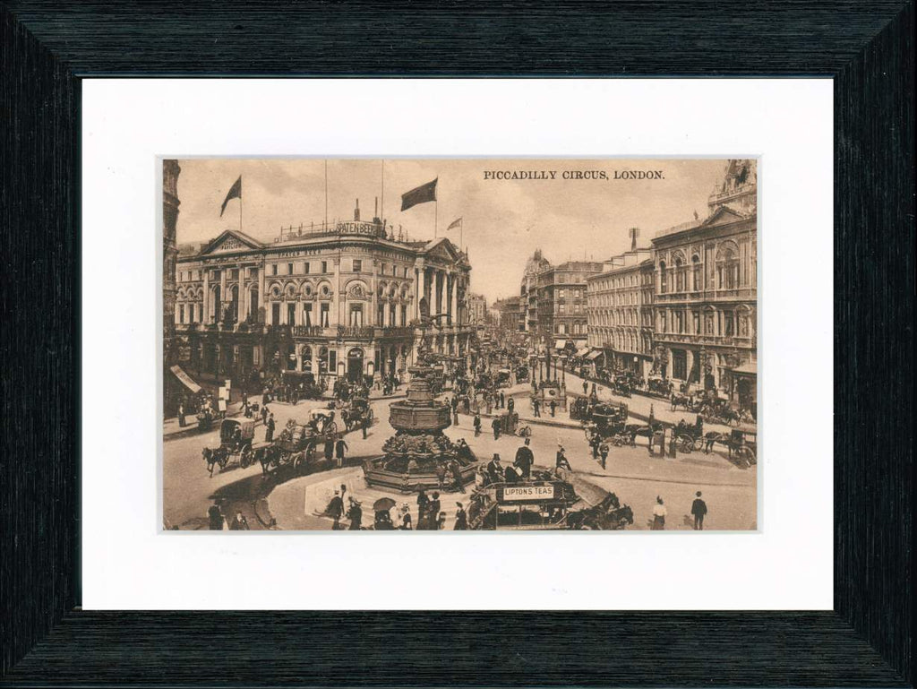 Vintage Postcard Front - London Piccadilly Circus
