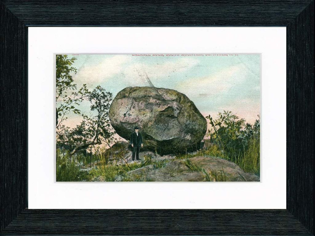 Vintage Postcard Front - Nyack New York—Balance Rock