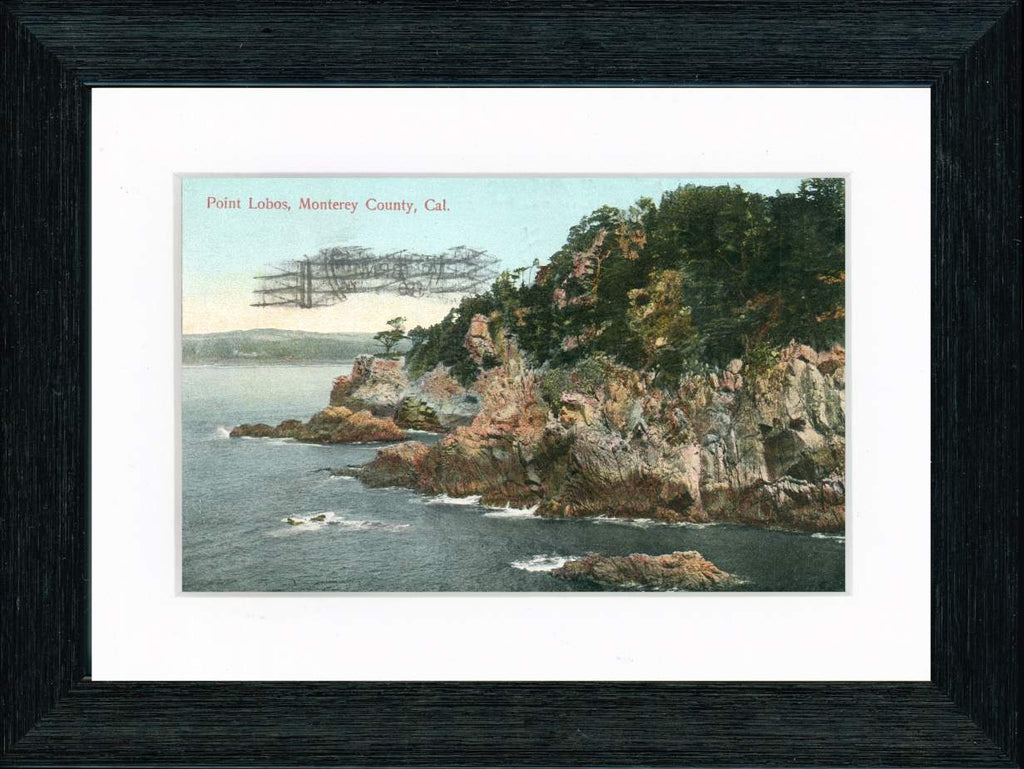 Vintage Postcard Front - Point Lobos—Monterey County