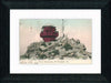 Vintage Postcard Front - Mt. Tamalpais Marine Observatory