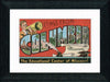 Vintage Postcard Front - Greetings from Columbia Missouri "Educational Center"