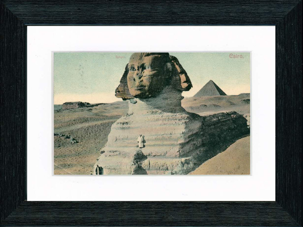 Vintage Postcard Front - Egyptian Sphinx