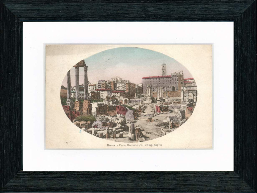 Vintage Postcard Front - Roman Forum